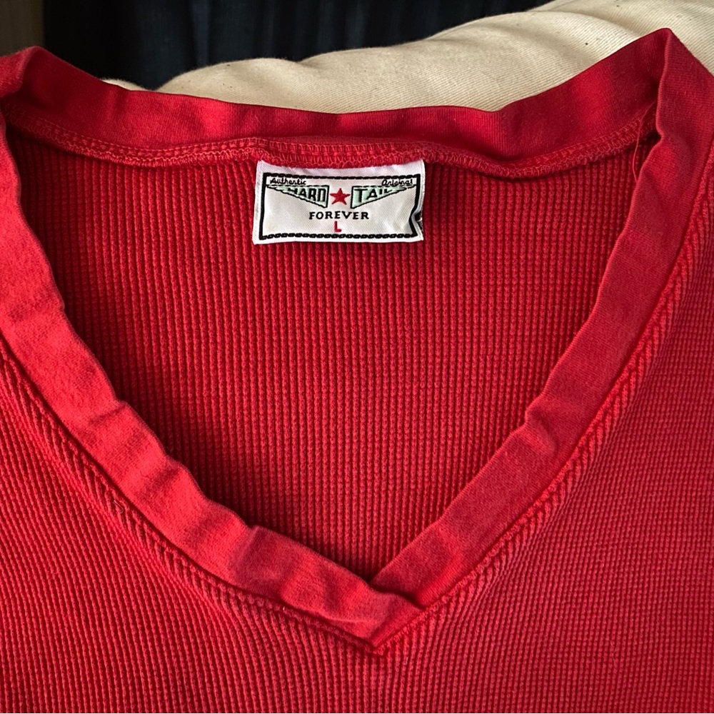 Hardtail V-Neck Ribbed Top - Picture 3 of 5